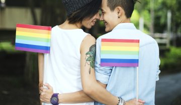 LGBT asian lesbian couple